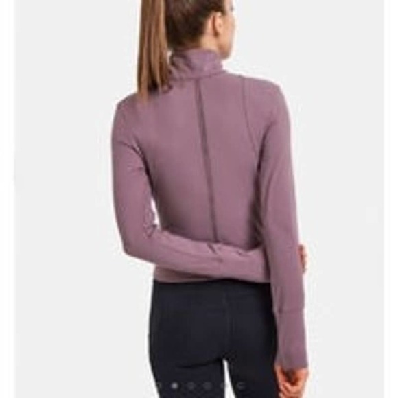 NEW LIT Detached Zip-up Workout Jacket - Mauve Small - Picture 5 of 10